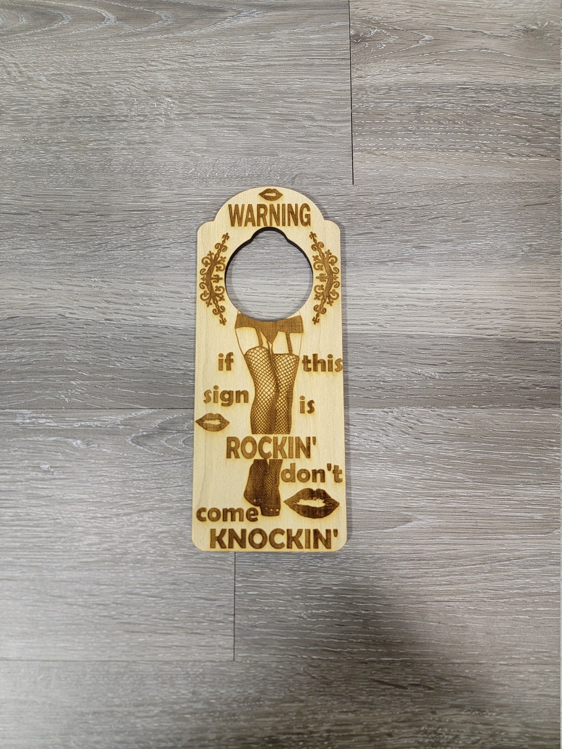 Rockin R Sign If This Sign is Rockin' Don't Come Knockin' Do Not Disturb Engraved ...