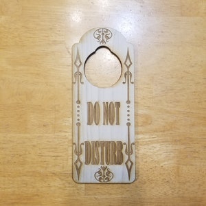 Do Not Disturb Engraved Door Hanger Sign Do Not Enter - Etsy