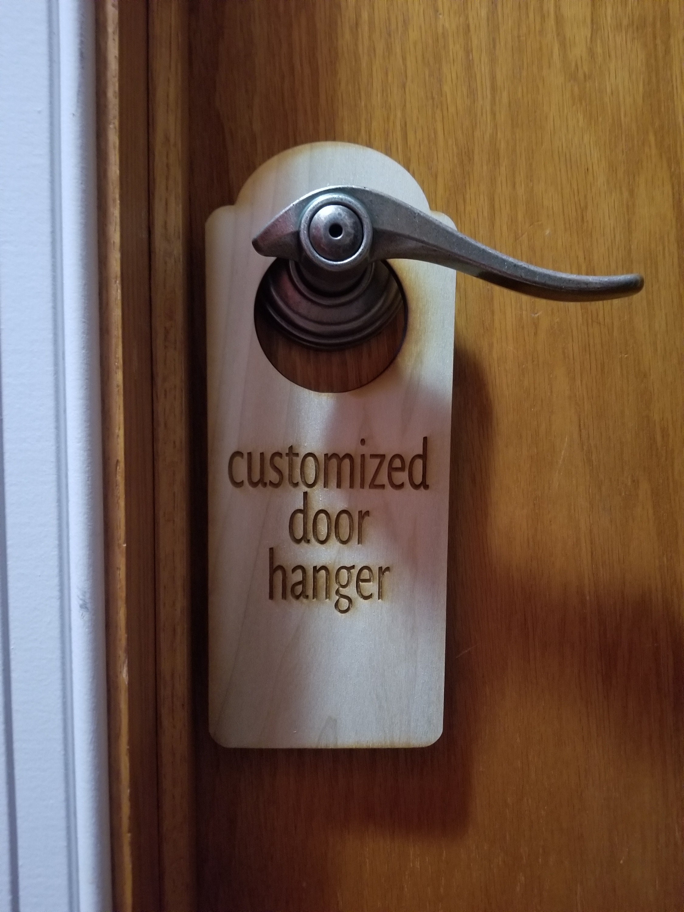 Customized Do Not Disturb Engraved Door Hanger Sign - Etsy