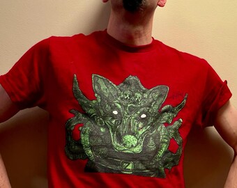 TSHIRT Mechanical German Shepard Dog for girls and boys wearing by CraftyAndy original art