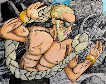 Scotty Deep Fat Fried fanart, originele en beperkte prints voor