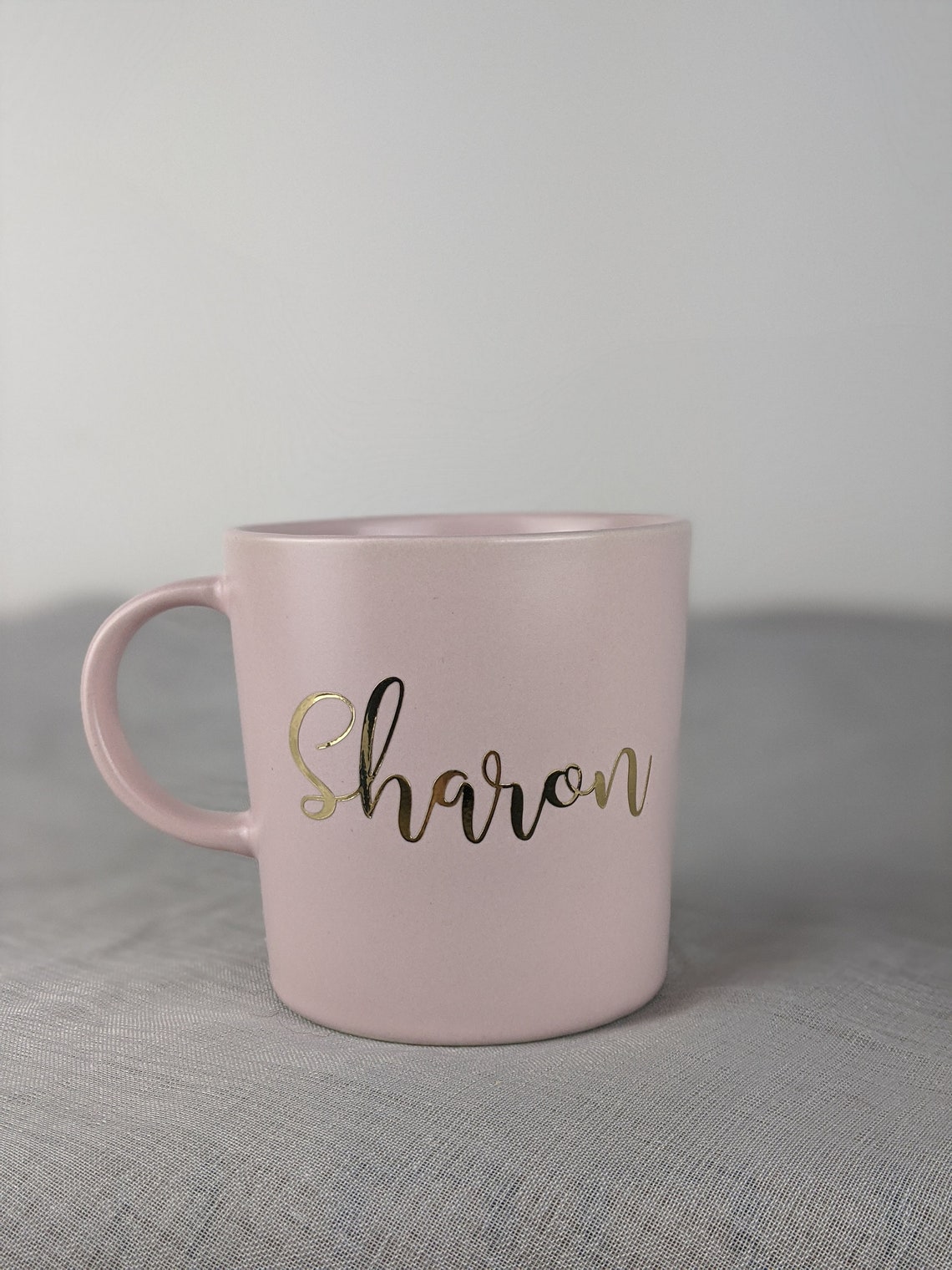 Personalised Mugs With Vinyl Decal Matte 300ml Etsy Australia