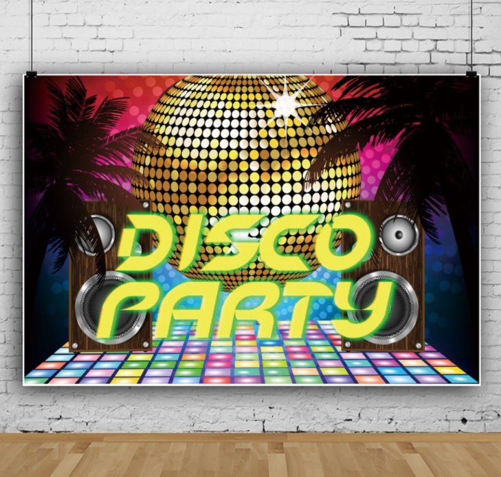 Coloré Éclairage de scène Disco Party Toile de fond Crazy Carnival