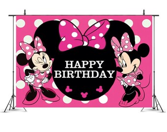 Fondo Minnie Bebe Etsy