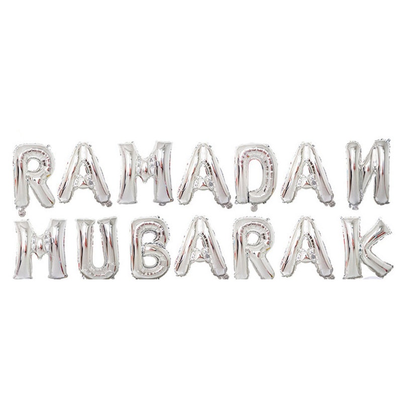 Eid Mubarak Party Balloon Set Letter Set Party Balloon Decoration Party Supplies