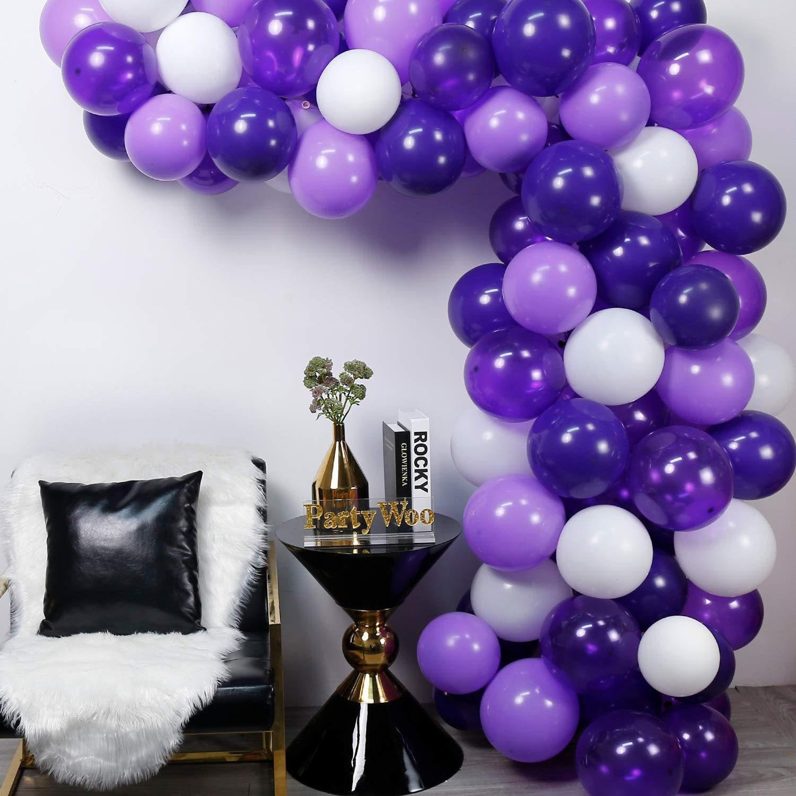 12inch Purple Balloon Garland Kit Wedding Decoration Birthday Etsy