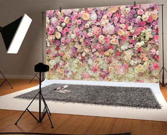 Flowers Room Decoration Backdrop for Photo Studio LV-788 – Dbackdrop