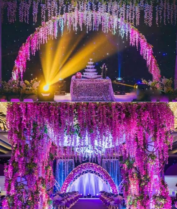 MAI UTILIZZATO] Fiori artificiali da appendere all'esterno Gloria
