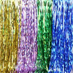 Multi-color Sequin Metallic Foil Fringe Curtains Tassel Wedding Bridal Baby Shower Backdrop Birthday Anniversary Party Decoration image 5