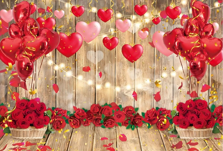 Valentines Streamer Backdrop, Valentines Day Decorations