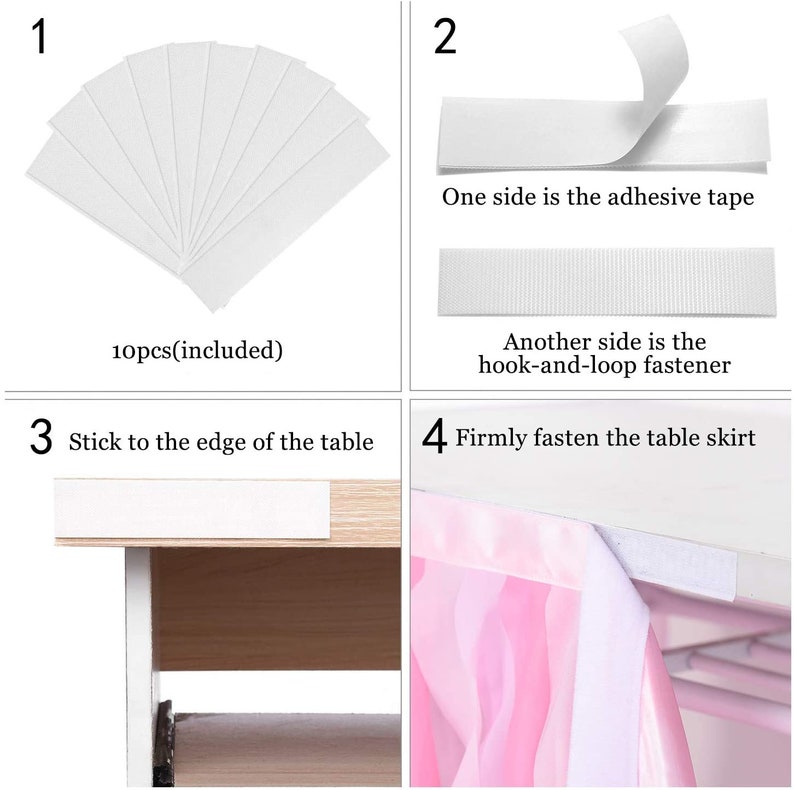 Pink Mermaid Curly Willow Table Skirting Ruffle Table Skirt Etsy