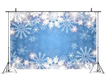 Icegrey Background Photography Snowflake Backdrop Photography Background Cloth Snowflake 8.2x8.2ft Icegrey Background Photography Snowflake Backdrop Photography Background Cloth Snowflake 8.2x8.2ft