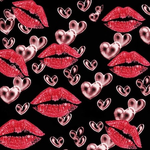 Labios rojos Corazón Foto Telón de fondo Fiesta Fondos de la vieja escuela Día de San Valentín Fondo de vinilo 16 18 30 cumpleaños Mujeres Hombres Fondo de los años 90