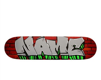 Custom GRAFFITI SKATEBOARDS ( Personalized Name or Word)