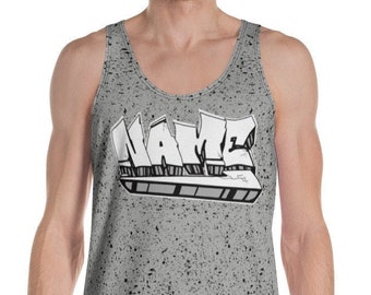 Graffiti Unisex Tank Top
