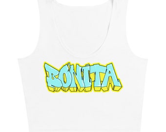 Bonita- Graffiti styled Crop Top