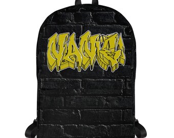 Graffiti Gold Wild Style Bookbag
