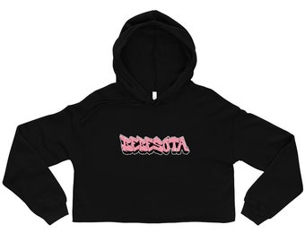 Bebesota- Graffiti styled Crop Hoodie