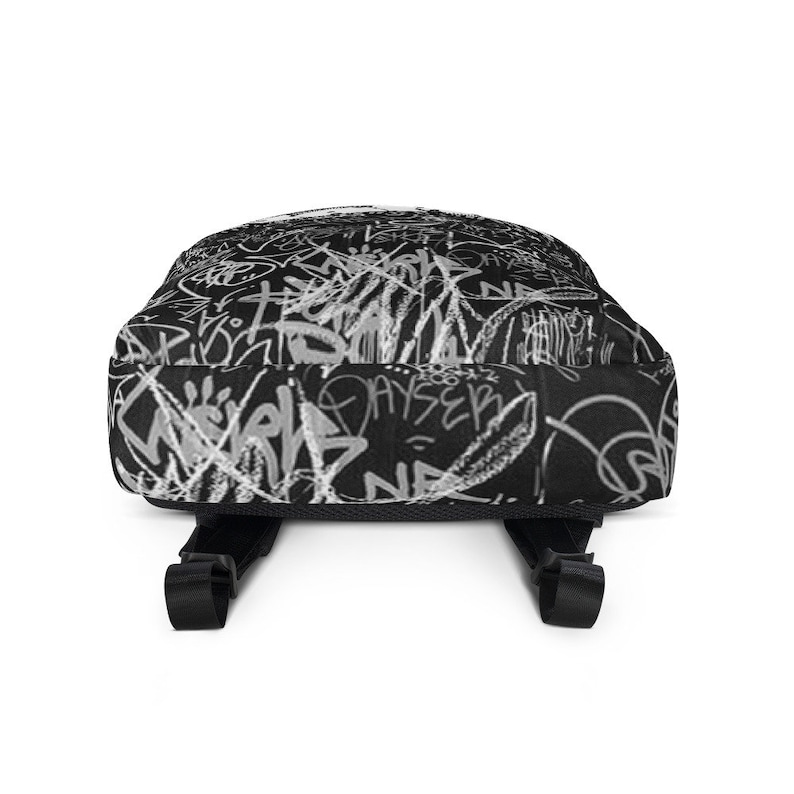 Graffiti Custom Tag up Backpack Black Etsy