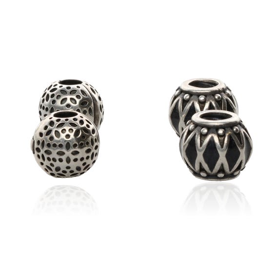 Pandora Sterling Silver Charms – Choose Your Style – Dotted  display picture 1