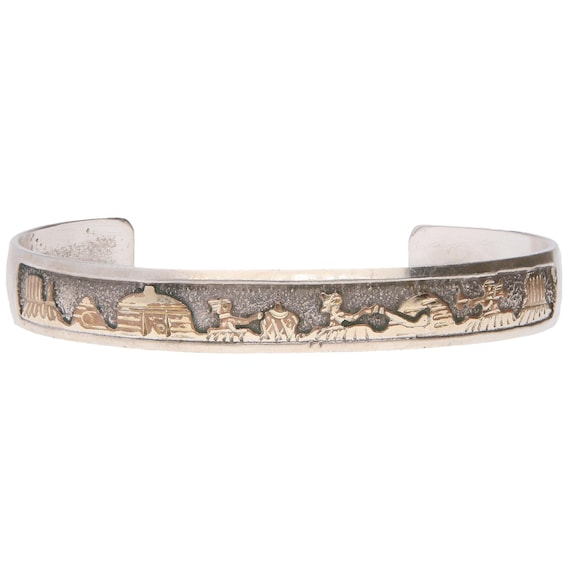 Navajo Storyteller Bracelet by Tom & Sylvia Kee Sterling