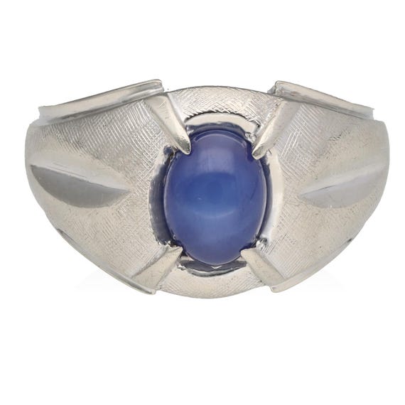 14k Yellow Gold Star Sapphire Ring – Linde, Size 8.75