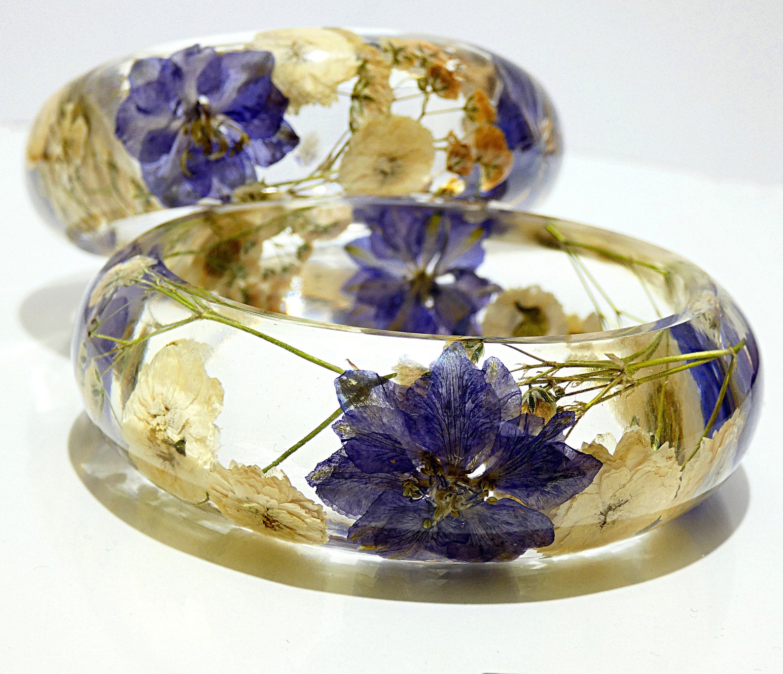 Dried Flower Bracelet Made From Real Flowers Set Inside of a Etsy UK