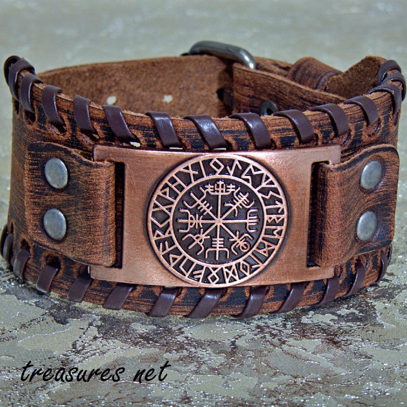 Nirdic Compass Bracelet Viking Compass - Etsy UK