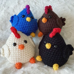Stardew Valley Huhn Amigurumi : Gehäkeltes Plüschtier