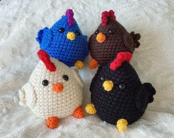 Stardew Valley Kyckling Amigurumi: Virkad plyschleksak