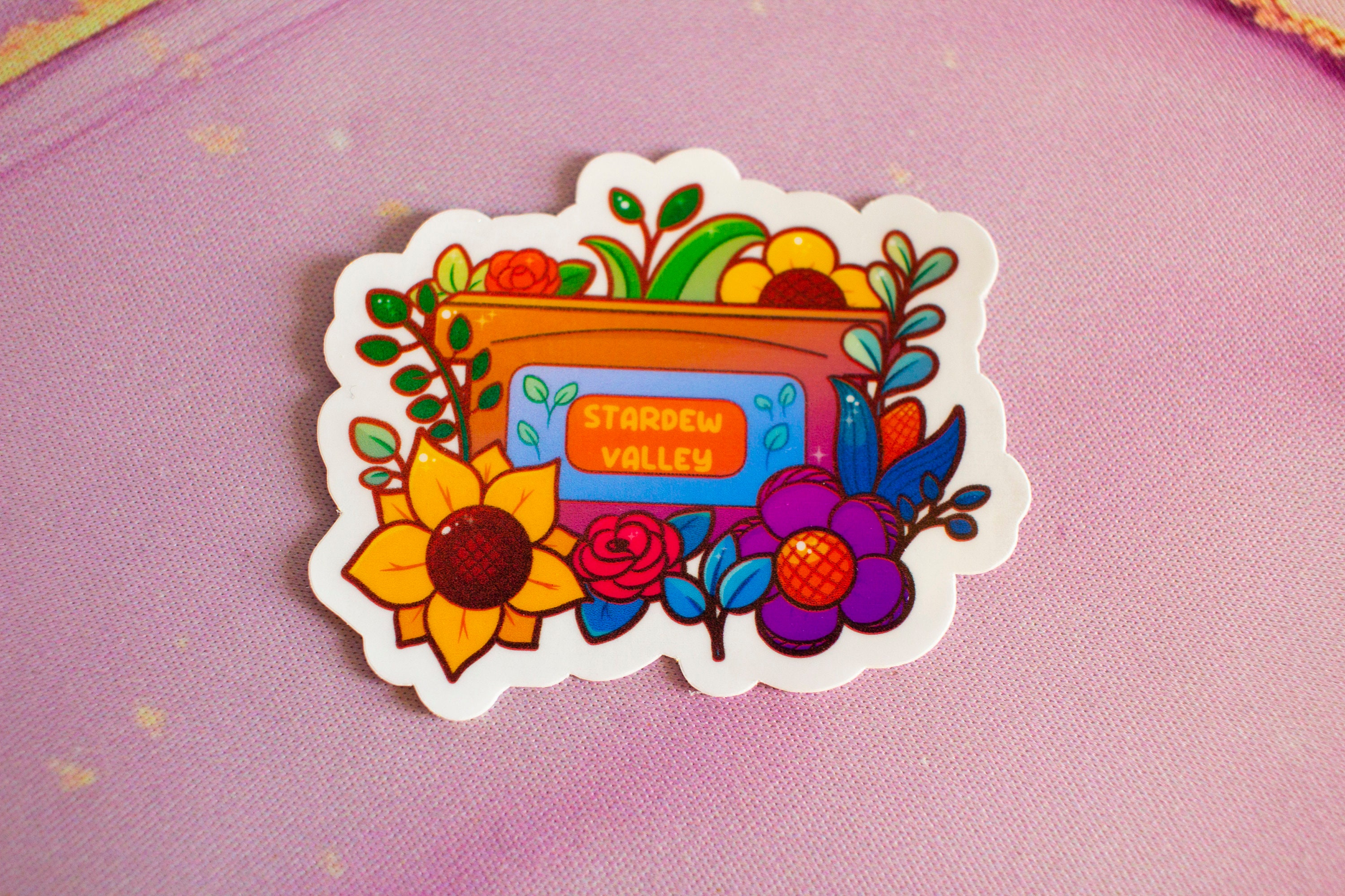 Stardew Valley Gameboy Cartridge Sticker - Laptop Vinyl Sticker - Retro Gaming