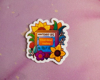 Stardew Valley DS Cartridge Sticker: Retro Nintendo Game Vinyl Decal