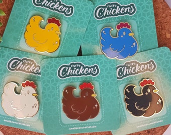 Stardew Valley Chicken Enamel Pin – Gold Plated Gaming Pins