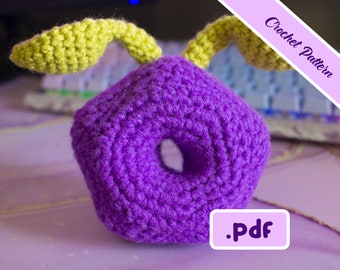 Padrão de Mini Stardrop Fruit Amigurumi - Tutorial de Crochê para Download Digital - Pequenos Artesanatos Stardew Valley