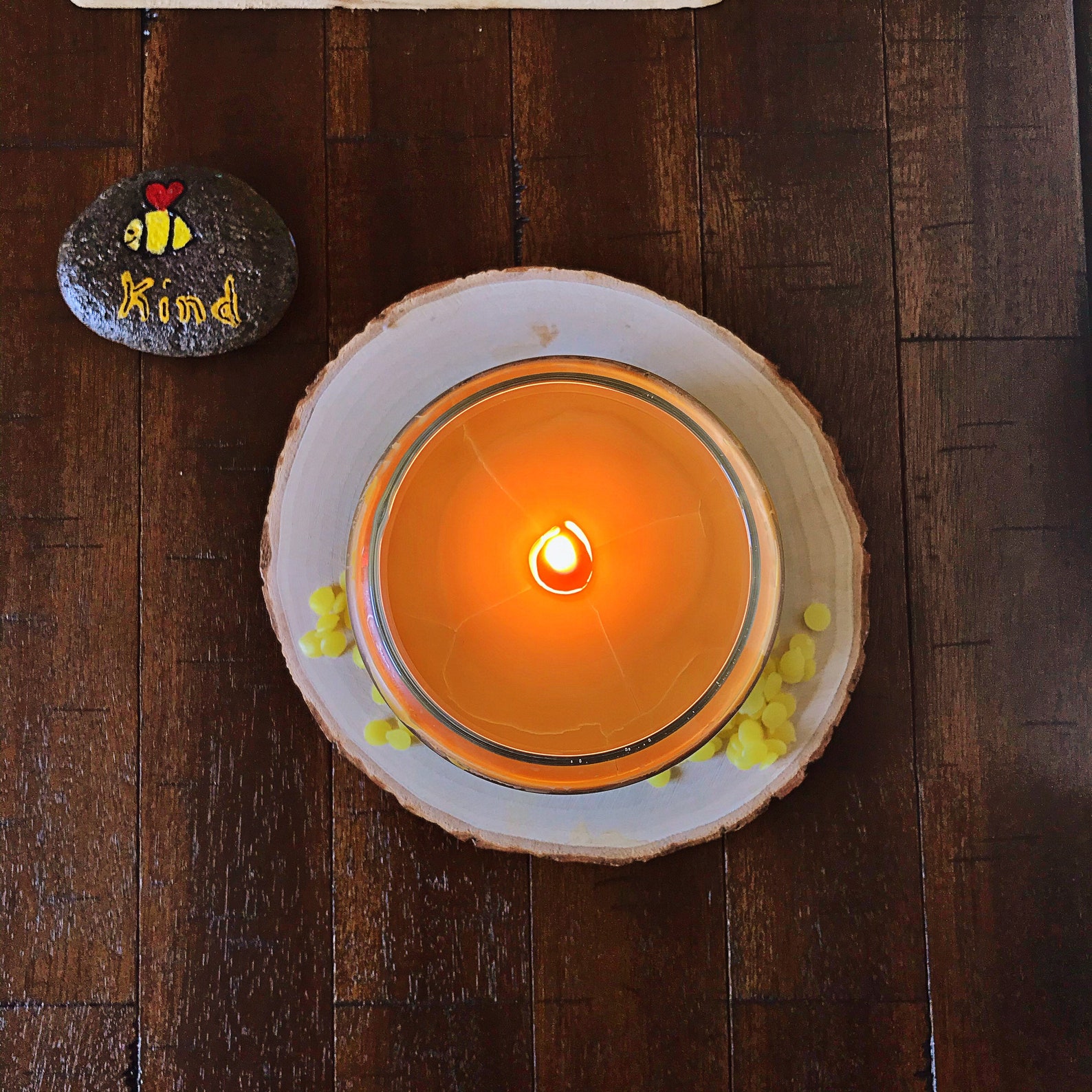 Unscented Beeswax Candle Coconut Wax Soy Wax Candle Etsy