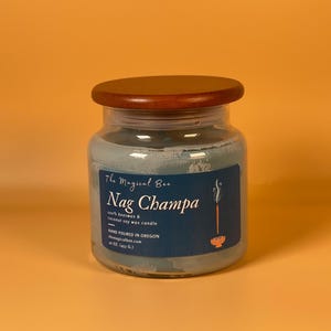 Nag Champa - Beeswax Candle - Coconut Wax - Soy Wax Candle - Natural Wax - Candle Gifts - Container Candles - Christmas - Eco Friendly