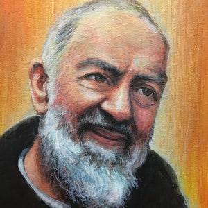 Neuvaine à Saint Pio, prière spéciale au Sacré-Cœur - Carte de prière artistique