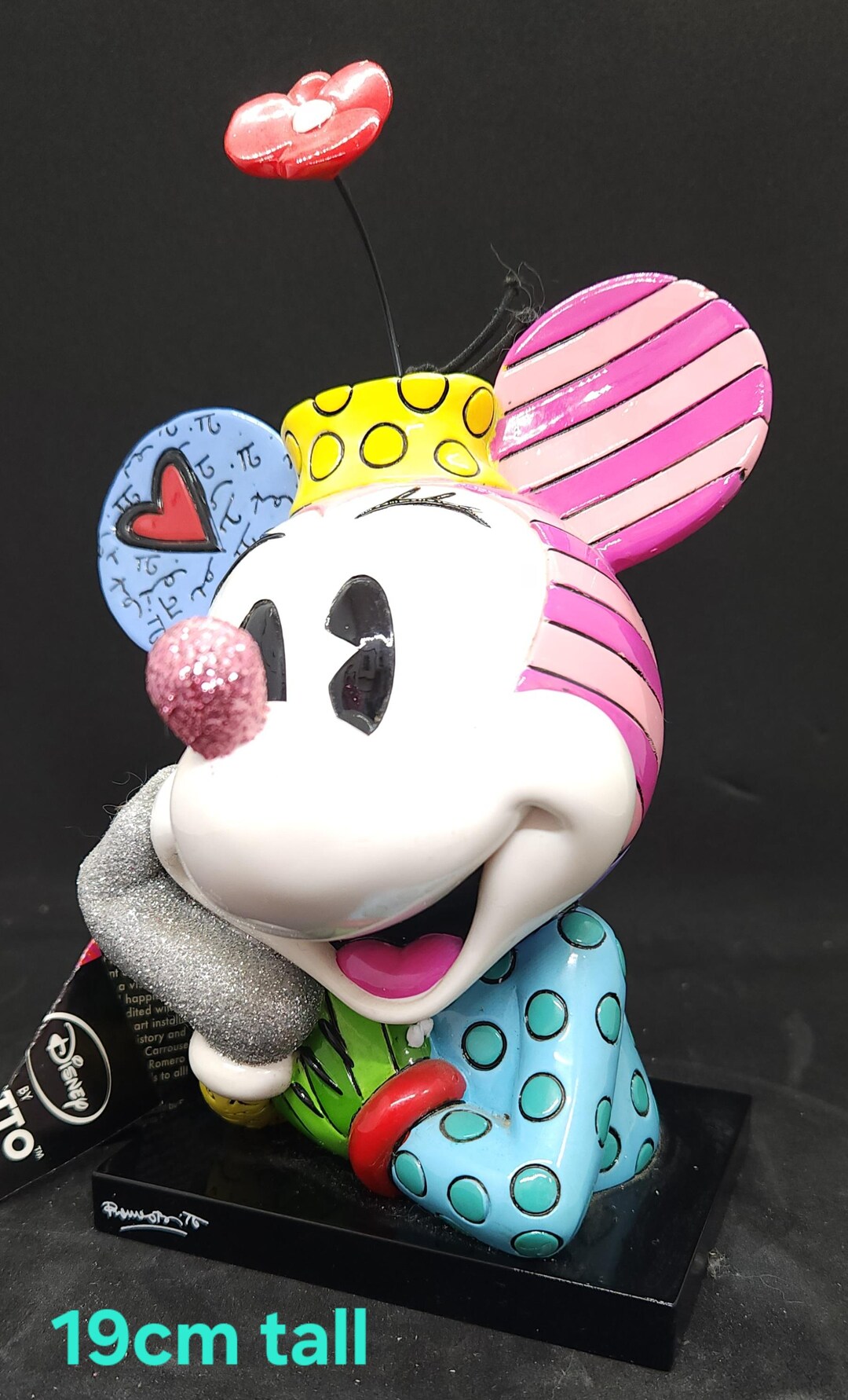 Britto Disney Minnie Mouse Pop Art Bust Figurine - Etsy