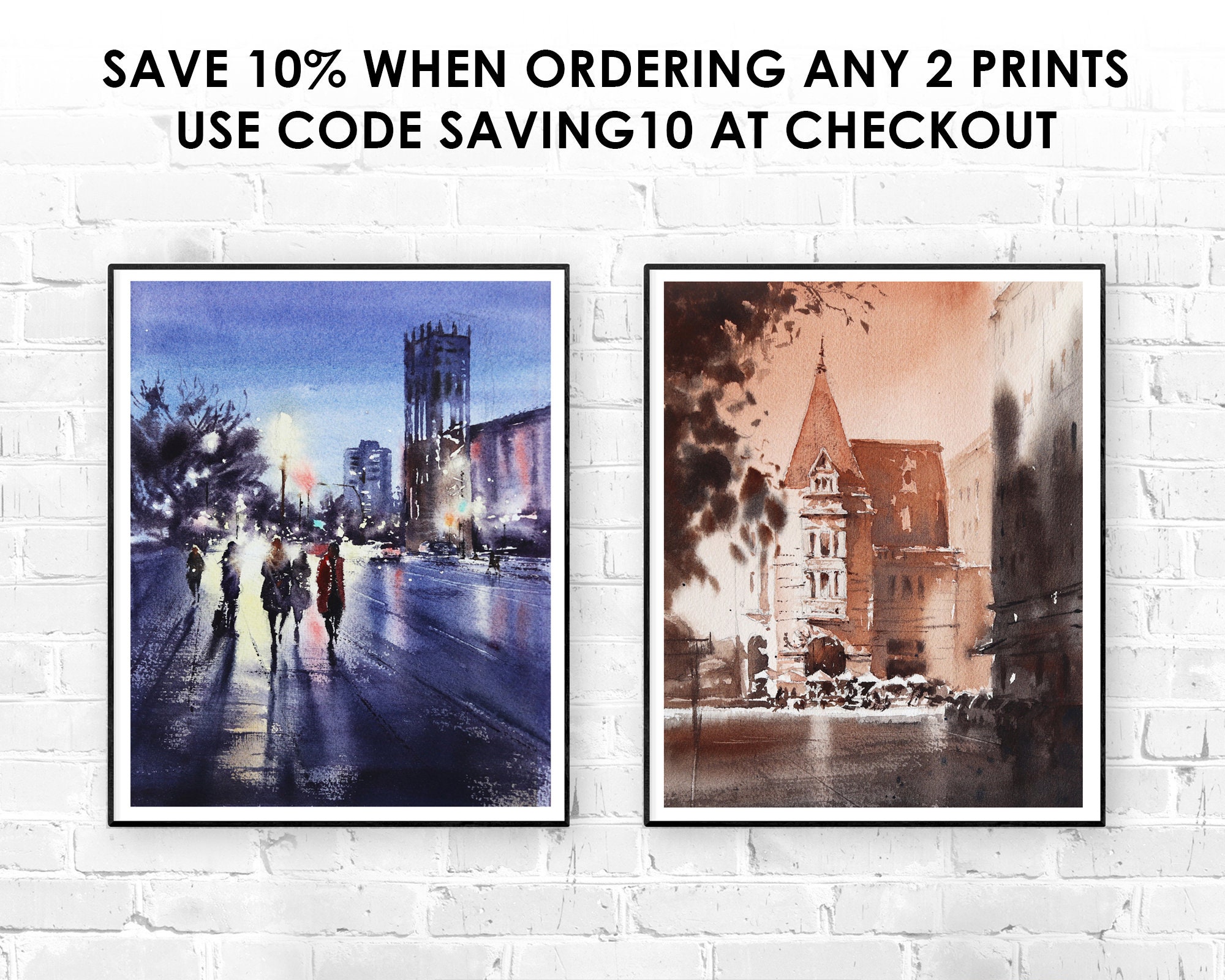 Victoria Art Print Vancouver Island Wall Art Watercolor Etsy Canada