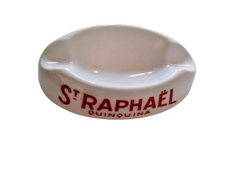 フランスのヴィンテージ灰皿広告、聖ニコラス・レヴィンが鋳鉄鋳物