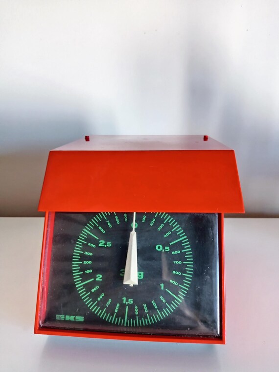 Vintage EKS Swedish Design Red Kitchen Scales - Etsy New Zealand