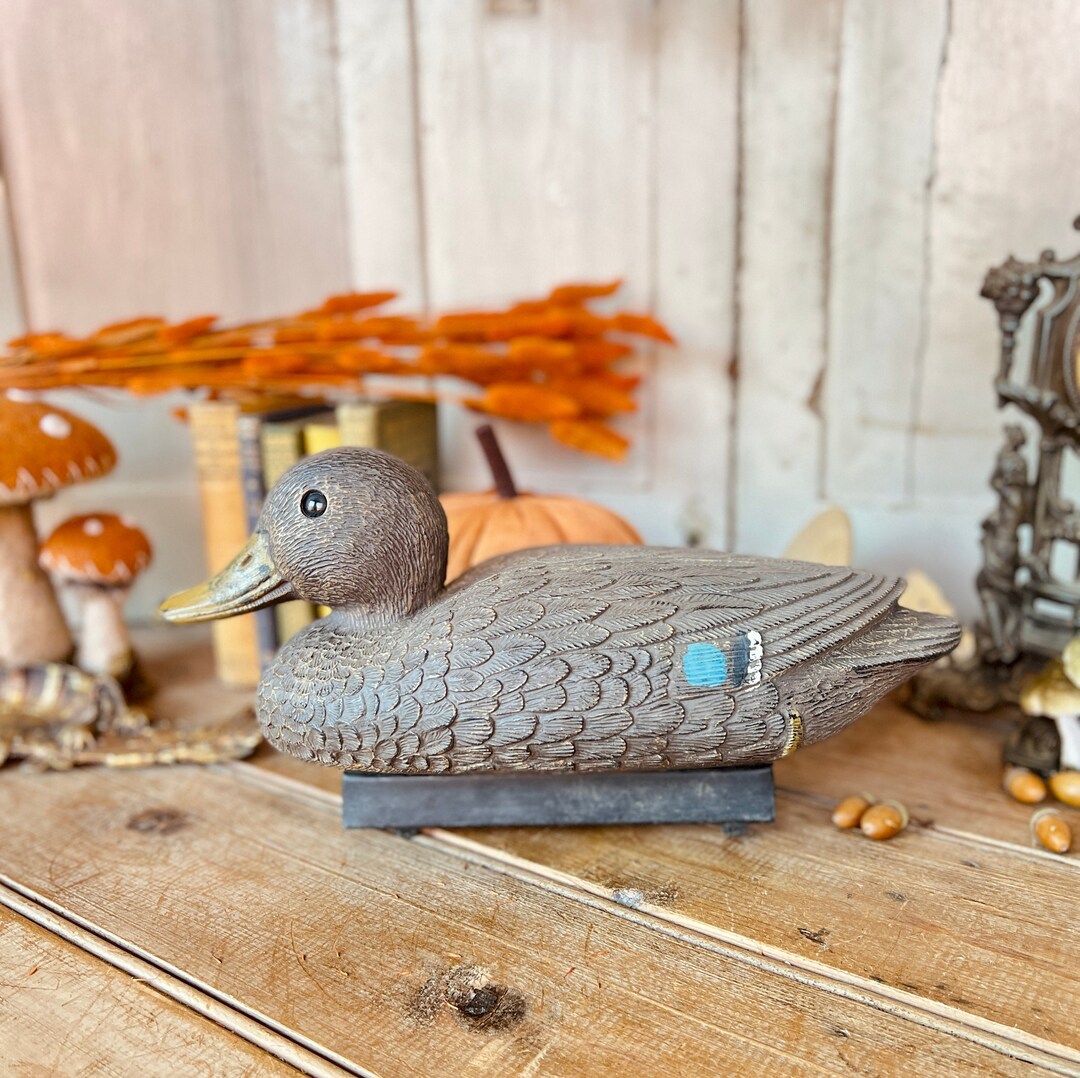 Decoy Mallard Duck Vintage Plastic Duck Vintage Gift Duck Lover Antique