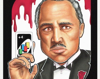 The Godfather print "a CARD you CAN'T REFUSE"