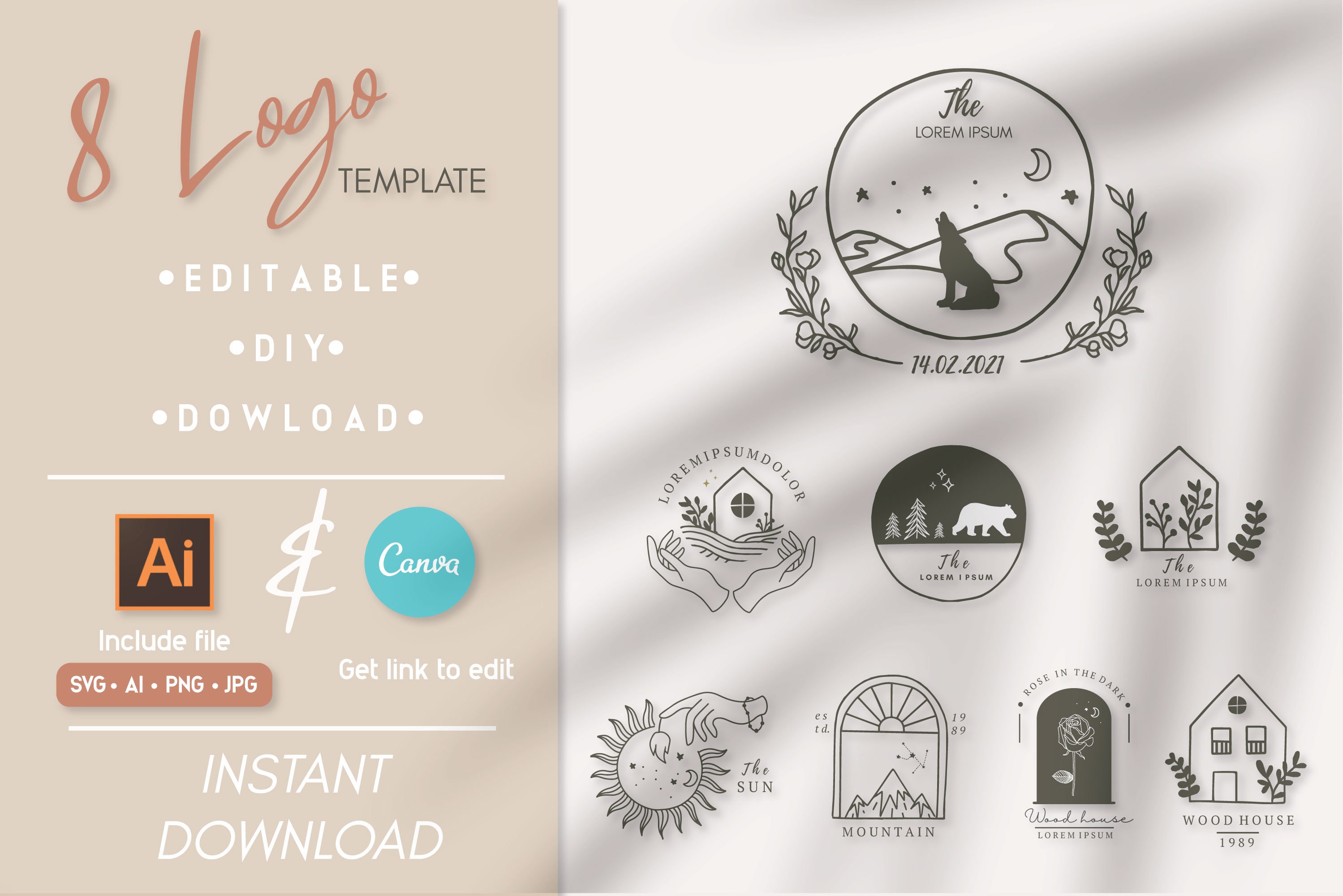 Free Free 140 Home Svg Logo SVG PNG EPS DXF File