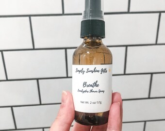 Spray doccia all'olio essenziale di eucalipto, nebbia aromaterapica, regalo per la spa