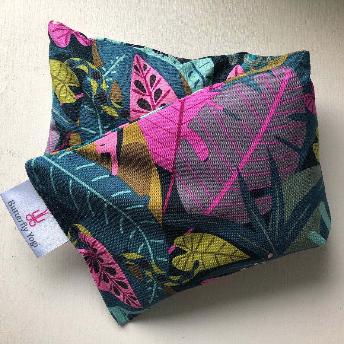 Lavender Wheat heat bag microwavable leopard print Etsy
