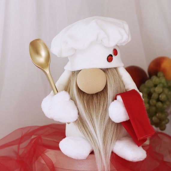 Chef Decoration, Kitchen Gnomes, Gnome Cooking