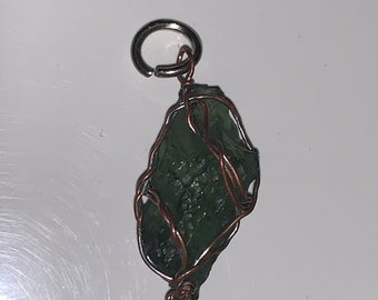 モルダバイトワイヤーラップ - Etsy 日本