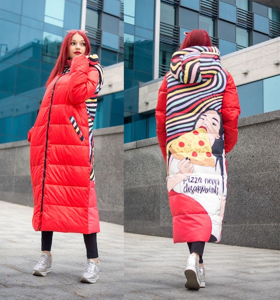 winter down coat women