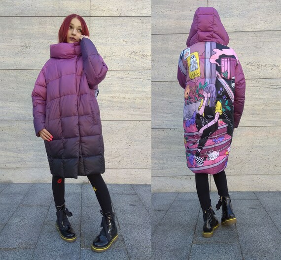 winter down coat women